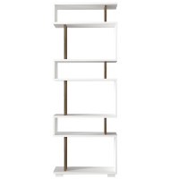 Стеллаж Hanah Home Blok White Walnut фото №6 — интернет-магазин Desire.md