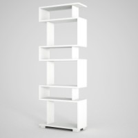 Стеллаж Hanah Home Blok White Walnut фото №7 — интернет-магазин Desire.md