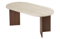 Masă pentru bucătărie Hanah Home Sablin Travertine Milano Walnut imaginea #3 — magazin online Desire.md