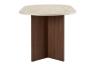 Masă pentru bucătărie Hanah Home Sablin Travertine Milano Walnut imaginea #6 — magazin online Desire.md