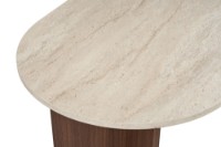Masă pentru bucătărie Hanah Home Sablin Travertine Milano Walnut imaginea #7 — magazin online Desire.md