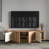 Comodă TV Hanah Home Diana Travertine Walnut imaginea #4 — magazin online Desire.md