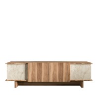 Comodă TV Hanah Home Diana Travertine Walnut imaginea #5 — magazin online Desire.md