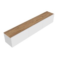 Comodă TV Hanah Home West White Atlantic Pine imaginea #4 — magazin online Desire.md