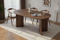Masă pentru bucătărie Hanah Home Sablin Venezia Walnut