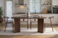 Masă pentru bucătărie Hanah Home Sablin Venezia Walnut imaginea #2 — magazin online Desire.md