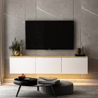 Comodă TV Hanah Home Neon White imaginea #6 — magazin online Desire.md