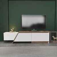 Comodă TV Hanah Home Zonas White Walnut imaginea #2 — magazin online Desire.md