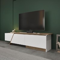 Comodă TV Hanah Home Zonas White Walnut imaginea #3 — magazin online Desire.md