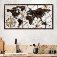 Panou decorativ Wallity World Map Large 1