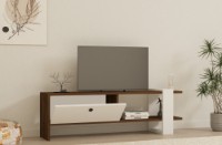 Comodă TV Hanah Home Gaye Walnut White imaginea #2 — magazin online Desire.md