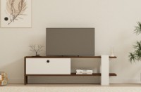 Comodă TV Hanah Home Gaye Walnut White imaginea #3 — magazin online Desire.md