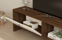 Comodă TV Hanah Home Gaye Walnut White imaginea #4 — magazin online Desire.md
