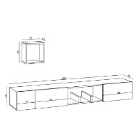 Comodă TV Hanah Home Avior Sapphire Oak imaginea #7 — magazin online Desire.md