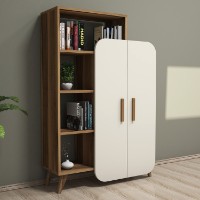 Стеллаж Hanah Home Form Walnut Cream
