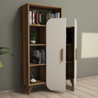 Стеллаж Hanah Home Form Walnut Cream фото №2 — интернет-магазин Desire.md