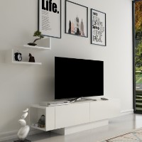 Comodă TV Hanah Home Matera White
