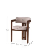 Scaun Hanah Home Cozy imaginea #4 — magazin online Desire.md