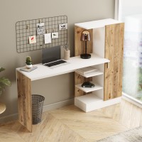 Masa de birou Hanah Home Ct2-Aw Atlantic Pine White