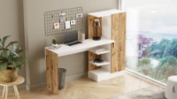 Masa de birou Hanah Home Ct2-Aw Atlantic Pine White imaginea #3 — magazin online Desire.md