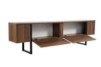 Comodă TV Hanah Home Serenity Venezia Walnut Black imaginea #7 — magazin online Desire.md