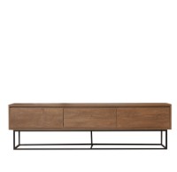 Comodă TV Hanah Home Milo 180 Walnut Black imaginea #2 — magazin online Desire.md
