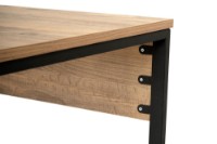 Masa de birou Hanah Home Twin Atlantic Pine Black imaginea #8 — magazin online Desire.md
