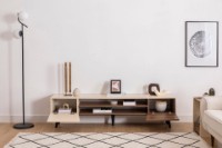 Comodă TV Hanah Home Clark Walnut Beige imaginea #2 — magazin online Desire.md