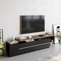 Comodă TV Hanah Home Pia Black Walnut