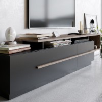 Comodă TV Hanah Home Pia Black Walnut imaginea #3 — magazin online Desire.md