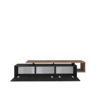 Comodă TV Hanah Home Pia Black Walnut imaginea #5 — magazin online Desire.md