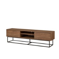 Comodă TV Hanah Home Rodez 180 Walnut Black imaginea #3 — magazin online Desire.md