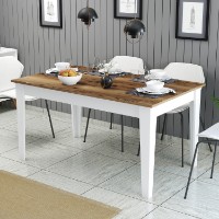 Обеденный стол Hanah Home Milan 520 Walnut White фото №1 — интернет-магазин Desire.md