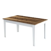 Обеденный стол Hanah Home Milan 520 Walnut White фото №5 — интернет-магазин Desire.md