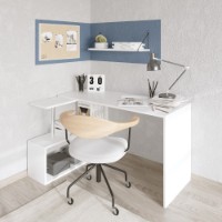 Masa de birou Hanah Home Gelincik White