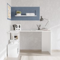 Masa de birou Hanah Home Gelincik White imaginea #2 — magazin online Desire.md