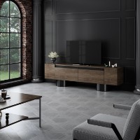 Comodă TV Hanah Home Bohem Walnut Black imaginea #5 — magazin online Desire.md