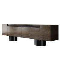 Comodă TV Hanah Home Bohem Walnut Black imaginea #6 — magazin online Desire.md