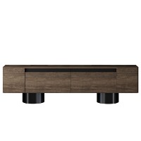 Comodă TV Hanah Home Bohem Walnut Black imaginea #7 — magazin online Desire.md