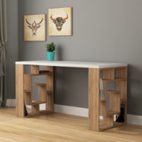 Masa de birou Hanah Home Maze White Oak