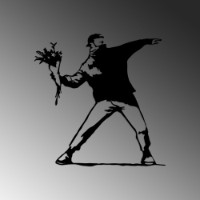 Декоративное панно Wallity Banksy Metal 01 фото №5 — интернет-магазин Desire.md