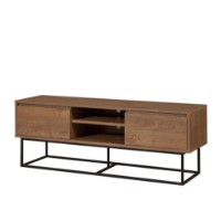 Comodă TV Hanah Home Rodez 140 Walnut Black imaginea #2 — magazin online Desire.md