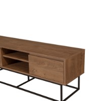 Comodă TV Hanah Home Rodez 140 Walnut Black imaginea #4 — magazin online Desire.md