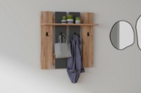 Вешалка Hanah Home Mita Walnut Anhtacite