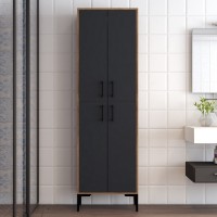 Dulap Hanah Home Berlin A Walnut Anthracite imaginea #2 — magazin online Desire.md