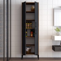 Dulap Hanah Home Berlin A Walnut Anthracite imaginea #3 — magazin online Desire.md