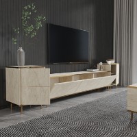 Comodă TV Hanah Home Imaj Travertine Gold imaginea #3 — magazin online Desire.md