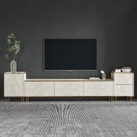 Comodă TV Hanah Home Imaj Travertine Gold imaginea #4 — magazin online Desire.md