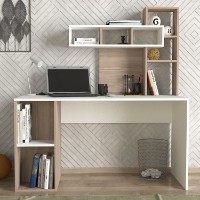 Masa de birou Hanah Home Coral White Cordoba imaginea #2 — magazin online Desire.md