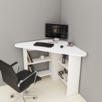 Masa de birou Hanah Home Corner White